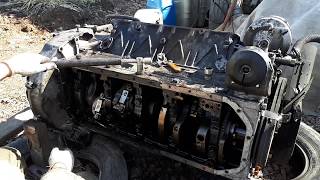 Урал 4320 часть 12 Установка гбц,затяжка,замена поршневых колец,  замена  вкладышей.двигатель 740