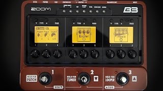 Басовый процессор ZOOM B3