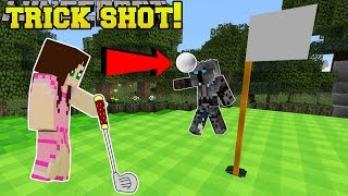 Minecraft: GOLF TRICK SHOT!! - MASTER'S GOLF - Custom Map [2]
