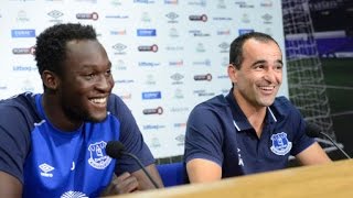 PRESS CONFERENCE: Romelu Lukaku signs for Everton