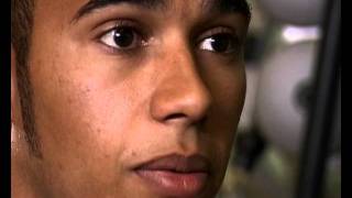 Lewis Hamilton training