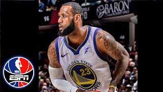 LeBron James denies rumors regarding the Warriors | NBA Countdown | ESPN