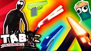 ALL SECRET GUNS + KING ZOMBIE! | Totally Accurate Battle Zombielator (TABZ) Gameplay ??
