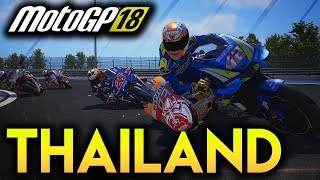 MotoGP 18 | FIRST RACE AT THAILAND! (MotoGP 2018 Game Thailand Grand Prix Gameplay)