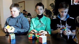 ВЗРЫВ МОЗГА! / Как собрать КУБИК РУБИКА / Сходка спидкуберов / Алёна Кот