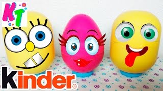 ✪ Распаковка киндер сюрприз. Большие яйца Kinder, Hello Kitty