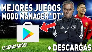 TOP MEJORES JUEGOS DE FÚTBOL MODO MÁNAGER "DT" PARA ANDROID + DESCARGAS