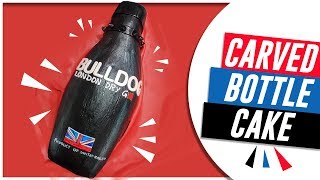 How to make Carved Bottle Cake | Tutorial | Quick & Easy