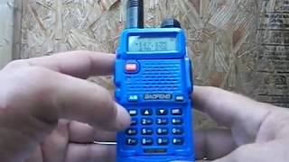 Programming a Baofeng uv5r, By hand