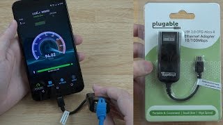 Plugable USB 2.0 OTG Micro-B to 10/100 Ethernet Adapter