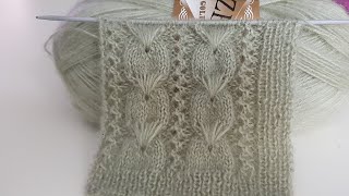 Sıralı Balık Örgü Modeli & Çeyizlik Yelek Modelleri