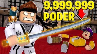 CONSEGUIMOS la ESPADA de 9,999,999 de PODER en NINJA LEGENDS de ROBLOX !!