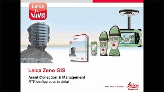 Leica Zeno Field & Office – Setup Zeno GIS for DGPS_RTK