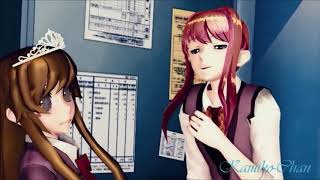 [MMD DDLC Genderbend]Join us for a bit(Model remake)
