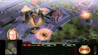 C&C Generals Zero Hour Contra Mod Nuke General Challenge Part 1 - VS Laser