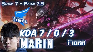 AFs MaRin FIORA vs MAOKAI Top - Patch 7.9 KR Ranked