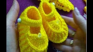 Пинетки туфельки крючком для новорожденного.Crochet and knitting(hobby)