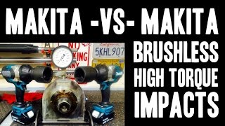 Makita - VS - Makita ( XWT07 / XWT08 ) Brushless High Torque Impact Wrenches