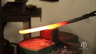клинок меча из дамасской стали/blade of damascus steel sword