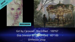 Electrified Diamond paintings from DIYMoon Unboxing - Diamond Painting - Diamond in the Rough