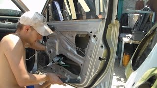 Установка электростеклоподъёмников и доводчиков на Ланос-Сенс.