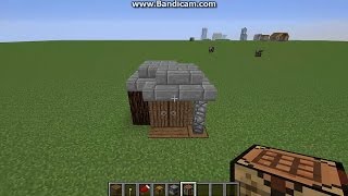 Как быстро построить маленький домик в minecraft.