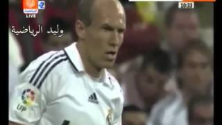 ملخص مباراة ريال مدريد 2 : 6 برشلونة موسم 2009 م تعليق عربي
