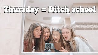 we skipped school to shop at justice