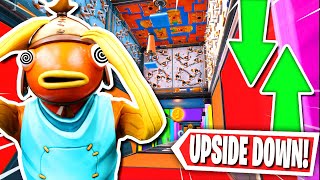 The UPSIDE DOWN Default Deathrun! (Fortnite Battle Royale Creative Mode)