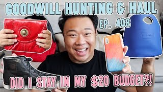 $20 THRIFT STORE CHALLENGE PART 3 | GOODWILL HUNTING & HAUL EP. 408