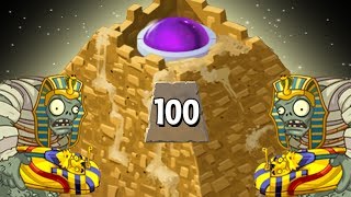 Plants vs. Zombies 2 - Pyramid of Doom Level 100!