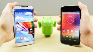 Samsung Galaxy S4 vs Google LG Nexus 4