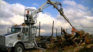 Kenworth Self Loading Logging Truck pt 1