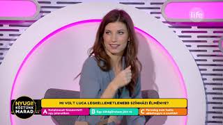 Stohl Luca elárulta: ez volt a legkínosabb színházi élménye