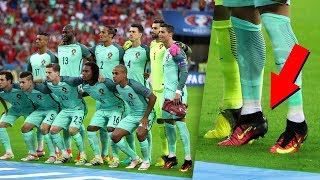 Dlaczego Cristiano Ronaldo staje NA PALCACH do zdjęć?