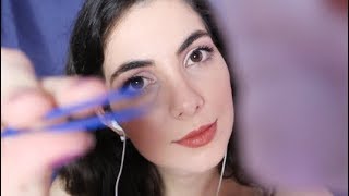 ASMR Fazendo sua sobrancelha ?BINAURAL?
