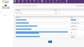 Dolibarr - POS configuration.
