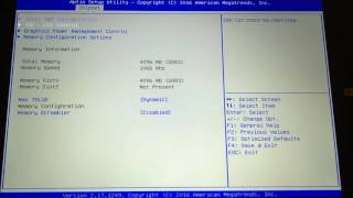 Chuwi HI10 Plus BIOS Menu
