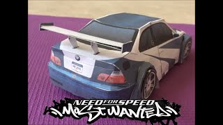 BMW M3 GTR Need for Speed Paper model timelapse