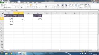 Calculate Percentage Increase in Excel