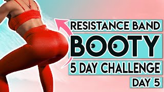 Day 5 | 5 Day Resistance Band Booty Challenge ? | Cardio and Booty Burn