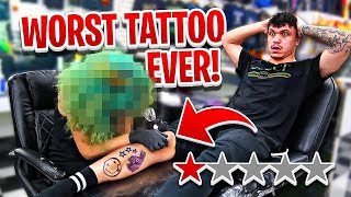 Getting a Tattoo at the Worst Reviewed Tattoo Shop in my City (1 STAR)