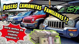SUV CAMIONETAS FAMILIARES cual comprar !! ? EN VENTA USADAS ? para que compares PRECIOS