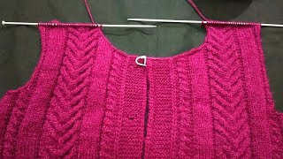 Knitting Cardigan Round Neck | Cardigan Round Neck Cutting | Natural Style Hindi