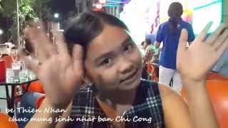 Bé Thiện Nhân chúc mừng sinh nhật Mai Chí Công 02.