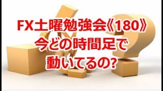 FX土曜勉強会《180》今どの時間足で動いてるの?