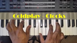 How To Play Clocks by Coldplay - Piano Tutorial - Chords and Riff