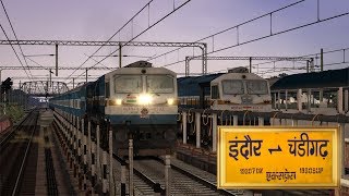 Chandigarh Indore Weekly Express | Railworks Train Simulator | Indian Railways
