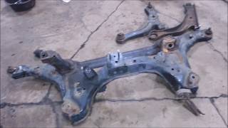 2001-2004 Ford Escape Tribute cradle, k-frame removal pt-1