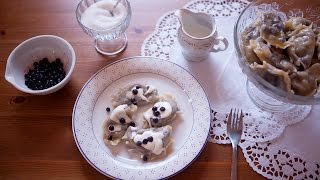 Cómo hacer ravioles polacos con fruta (pierogi)